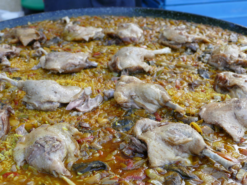 Paella au canard ferme de rayssaguel